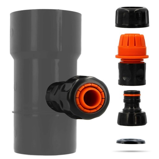 ŁAPACZ DESZCZÓWKI 110 MM ZBIERACZ WODY DESZCZOWEJ ODZYSKIWACZ RYNNY GRAFIT
