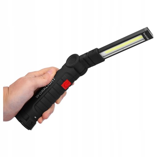Аккумуляторный светодиодный фонарик для мастерской с магнитом COB, рабочий USB 5в1