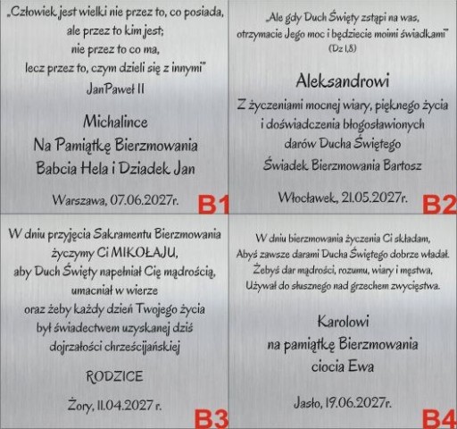 OBRAZEK MALOWANY NA DREWNIE MATKA BOSKA MADONNA PAMIĄTKA CHRZTU GRAWER