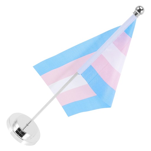 Office Decore Pansexual Trans flaga na stół