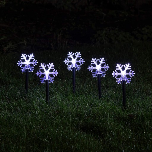 Lights4fun уличное освещение снежинки