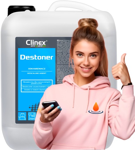 CLINEX DESTONER 5L Сильное универсальное средство для удаления накипи