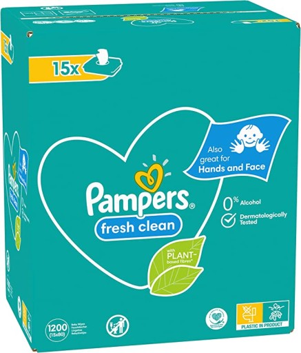 Салфетки Pampers Fresh Clean 12 x 52 = 624 шт.