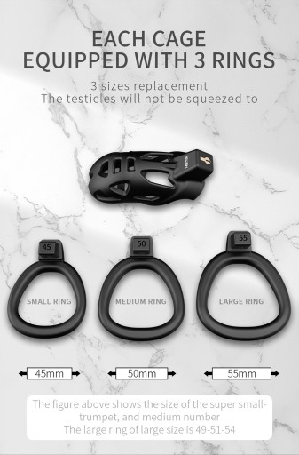 пояс верности клетка для пениса удобный мужской на молнии Femboy bdsm L