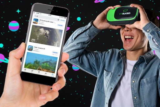 VR-ОЧКИ для фильмов, игр на телефоне + ПУЛЬТ