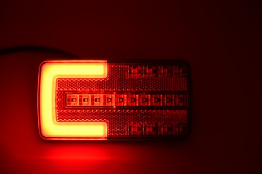 2x светодиодные задние комбинированные фонари NEON LED прицепа