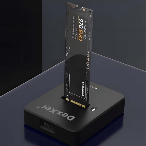 Док-станция для твердотельного накопителя M.2 SATA/PCIe NGFF/NVMe USB Type C 3.1, 10 ГБ/с