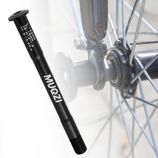 Widelec przedni rowerowy Mocowanie widelca na oś przelotową 142 mm, czarne