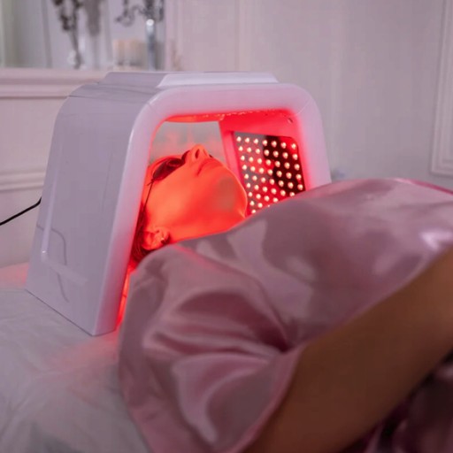 sx TERAPIA ŚWIATŁEM LED PIELĘGNACJA MASKA NA TWARZ MASZYNA LAMPA LED FOTONO