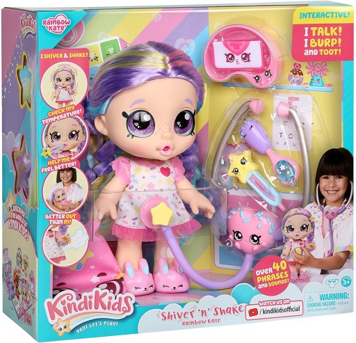 ИНТЕРАКТИВНАЯ КУКЛА Kindi Kids UK - ДВИЖУЩАЯСЯ ГОЛОВКА