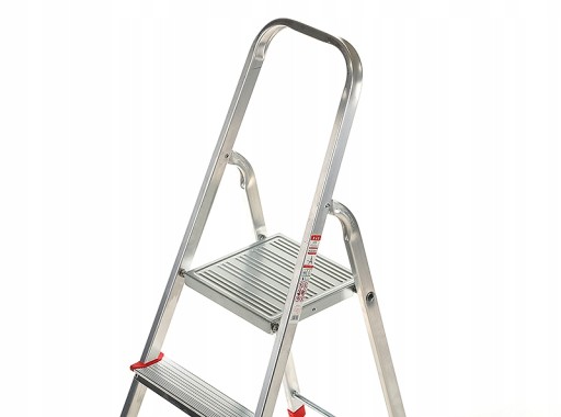 Drabina domowa 5 stopniowa aluminiowa 2,97m+WÓZEK