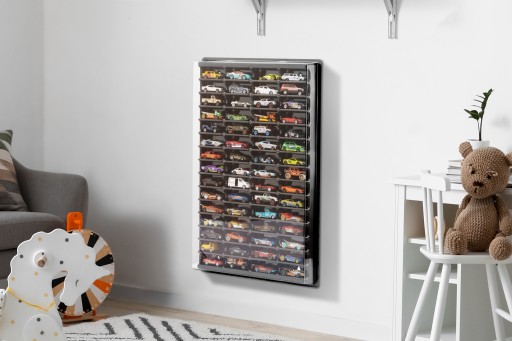 Полка для подвески машинки Hot Wheels, закрытая, черная