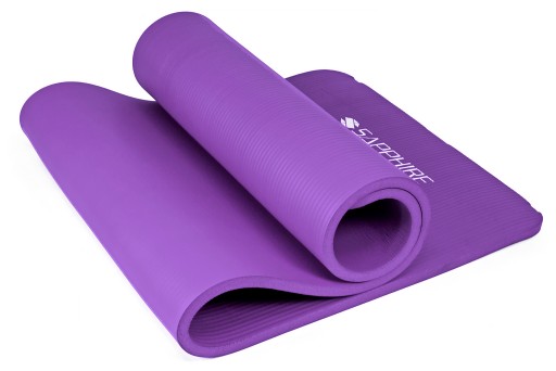 Гимнастический коврик FITNESS MAT SG-105 NBR 173х61см толстый для занятий йогой 1,5см
