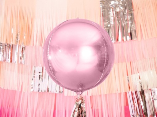 Воздушные шары на День Рождения Крещение Baby Shower розовый 1 шт.