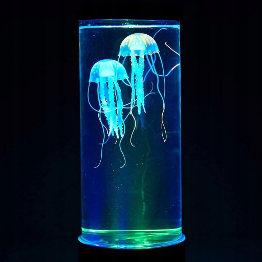 Светодиодная лавовая лампа в форме медузы, многоцветная, ночник USB