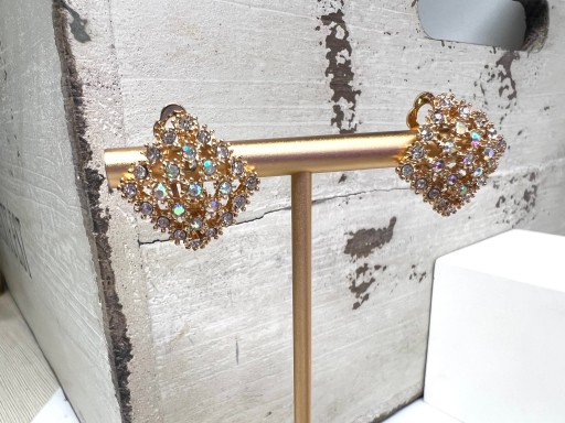 Золотые серьги с цирконами Lolita Accessories
