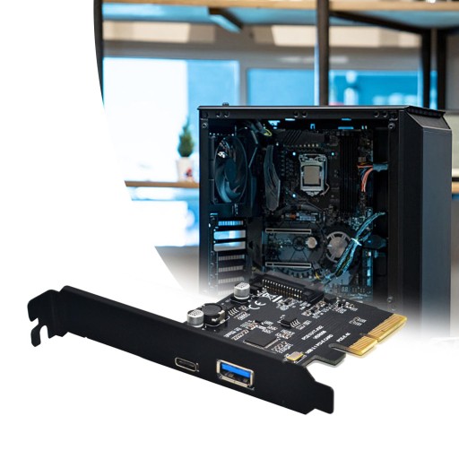 Pci e — USB 3.1 Gen2 10 Гбит/с USB A + USB C 4X