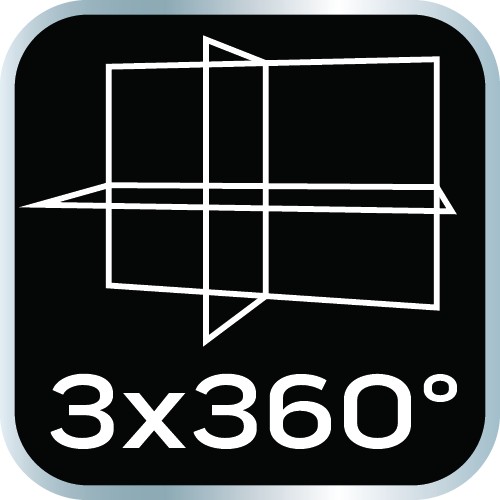 NEO 75-104 3D КРЕСТОВЫЙ ЛАЗЕР 360° 15м + КОРПУС