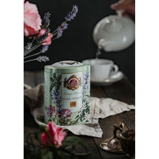 Чай зеленый Basilur FLORAL BOUQUET в ж/б 100г