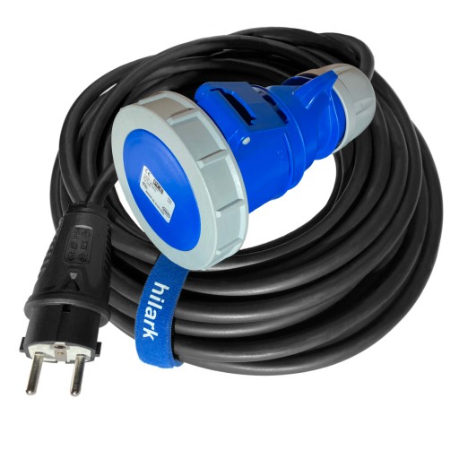 Adapter gumowy do kampera odporny H07RN-F 3x2,5 CAMPING 40m CEE