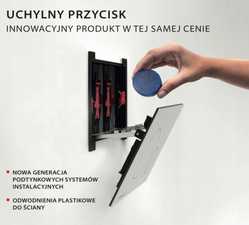Zestaw Stelaż do WC podtynkowy ALCA przycisk CZARNY MAT do toalety BLACK