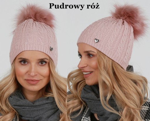 Женская зимняя ШАПКА с флисом COLORS V24