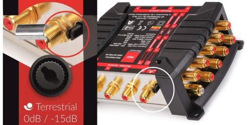 MULTISWITCH Opticum OMS 9/8 PRO-TRQ +2 лошади QUATTRO
