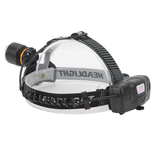 LAMPA CZOŁOWA JASNA LATARKA CZOŁOWA LED IPX6 USB REGULOWANA LAMPA