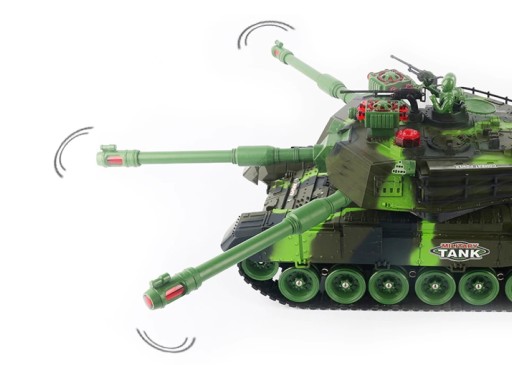Танк с дистанционным управлением RC Battle of Tanks War Tank MORO Светодиодные эффекты + пульт дистанционного управления