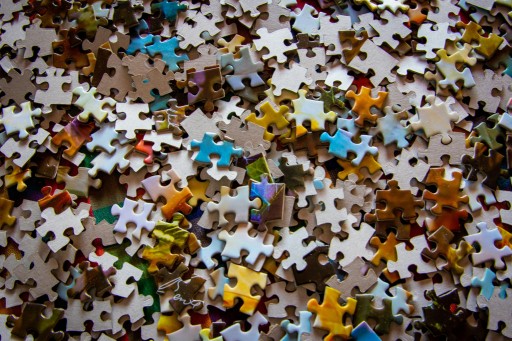 Sorter do puzzli Clementoni 6 pojemników 37040 segregator puzzli. organizer