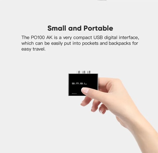SMSL PO100 AK USB C MQA-декодер
