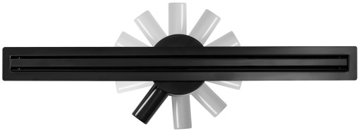 ЛИНЕЙНЫЙ ДРЕН ECO360 SLIM BLACK 60 - CALANI