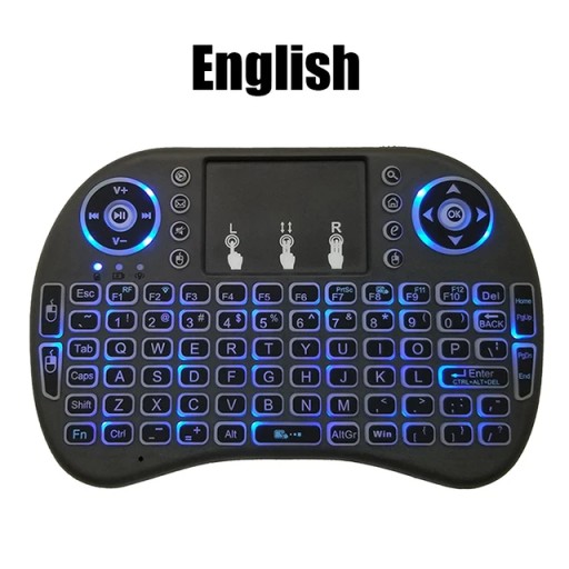 2.4G Air Mouse with Touchpad Keyboard i8 Arabic Fr