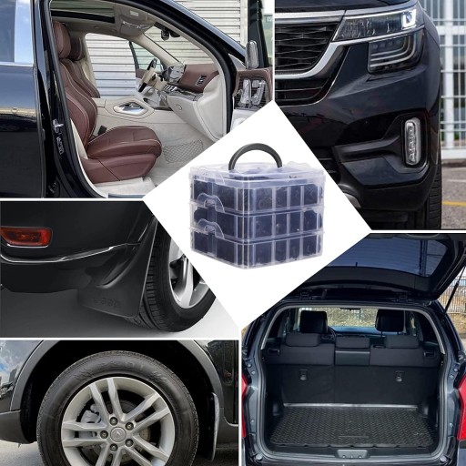 УНИВЕРСАЛЬНЫЕ ЗАЖИМЫ ШПИЛЬКИ АВТОМОБИЛЬНЫЕ ЗАЖИМЫ ДЛЯ ОБИВКИ АВТОМОБИЛЯ КОМПЛЕКТ 760 шт.