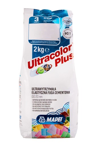 MAPEI Ultracolor Plus набор затирок 2кг + силикон - 168 церулеум синий