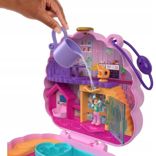 MATTEL POLLY КАРМАННЫЙ НАБОР КОМПАКТНАЯ СУМКА ДЛЯ СОБАКИ POLLY ПАРИКМАХЕР ГРУМЕР