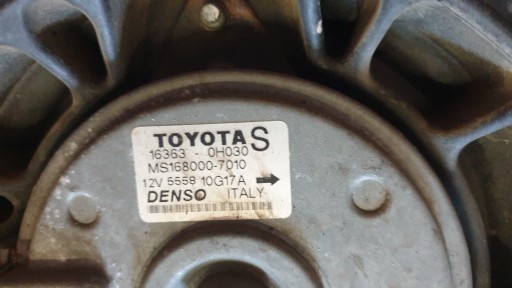 TOYOTA AVENSIS T25 2.0 VVTI ВЕНТИЛЯТОР РАДИАТОРА