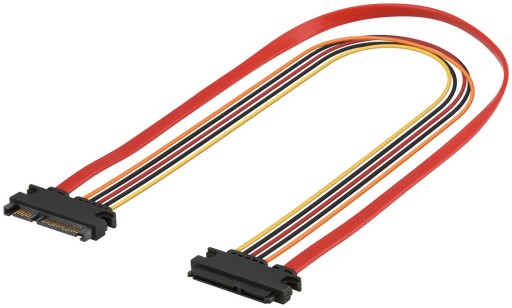 Удлинитель кабеля питания для передачи данных SATA 0,5 м