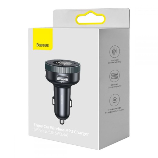 ЗАРЯДНОЕ УСТРОЙСТВО BASEUS FM-ПЕРЕДАТЧИК BLUETOOTH 5.0 QC3
