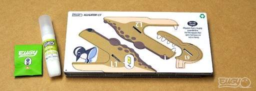Эко-пазл Eugy Alligator 3D.