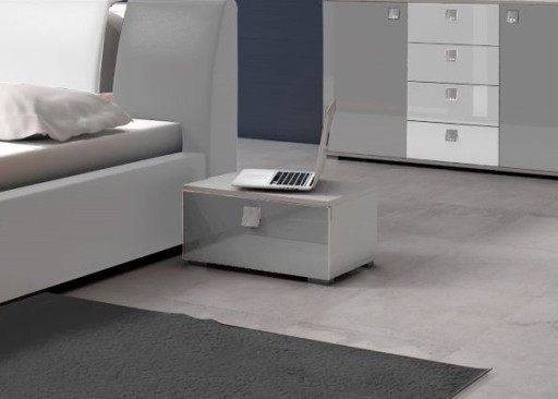 KOMPLET SYPIALNIANY AGAT POŁYSK 140x200 + STOLIKI