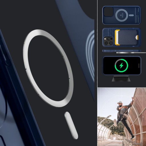 Чехол для iPhone 15 Pro, Spigen Caseology Parallax, чехол, для MagSafe