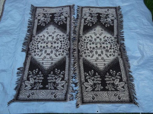 kilim retro vintage PRL 54X130 cm KOMPLET