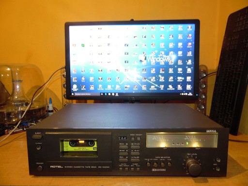 ROTEL RD-1000M Металлический магнитофон Dolby B Top Deck