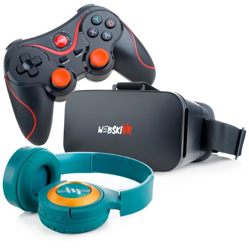ВИРТУАЛЬНЫЕ ОЧКИ VR 3D ДЛЯ ИГРОВОГО ТЕЛЕФОНА VIRTUAL BOX 360 НАБОР