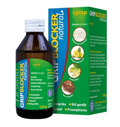Gripblocker Natural, детский сироп, антифрический, 125G
