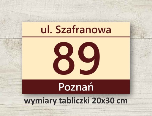 Адресная табличка с номером дома 30х40.