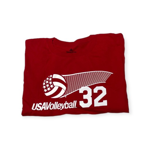 Мужская футболка с короткими рукавами Adidas 32 USA Volleyball XL
