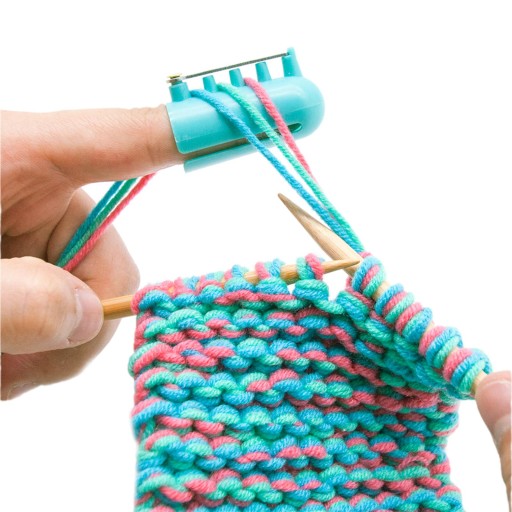 Przewodnik po przędzy Uchwyt na palec Knitting Thimble Tools