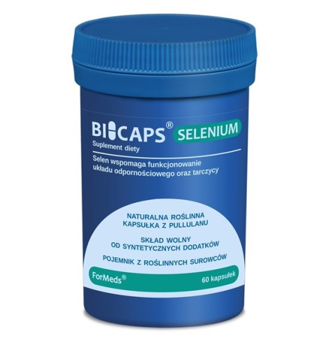 BICAPS SELENIUM SELEN 300µg ODPORNOŚĆ TARCZYCA 60K